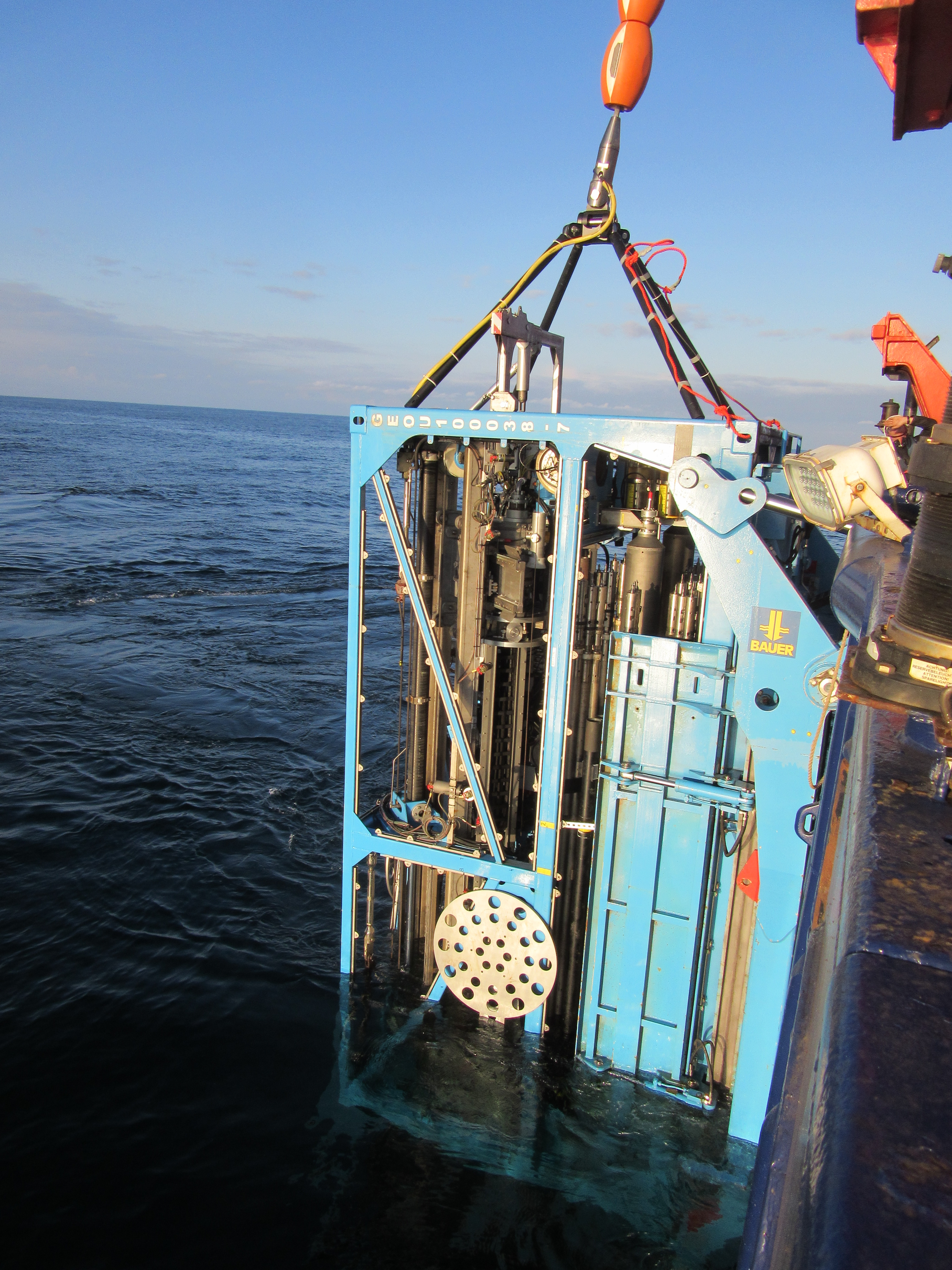 The BAUER MeBo is a remote-controlled seabed exploration device.